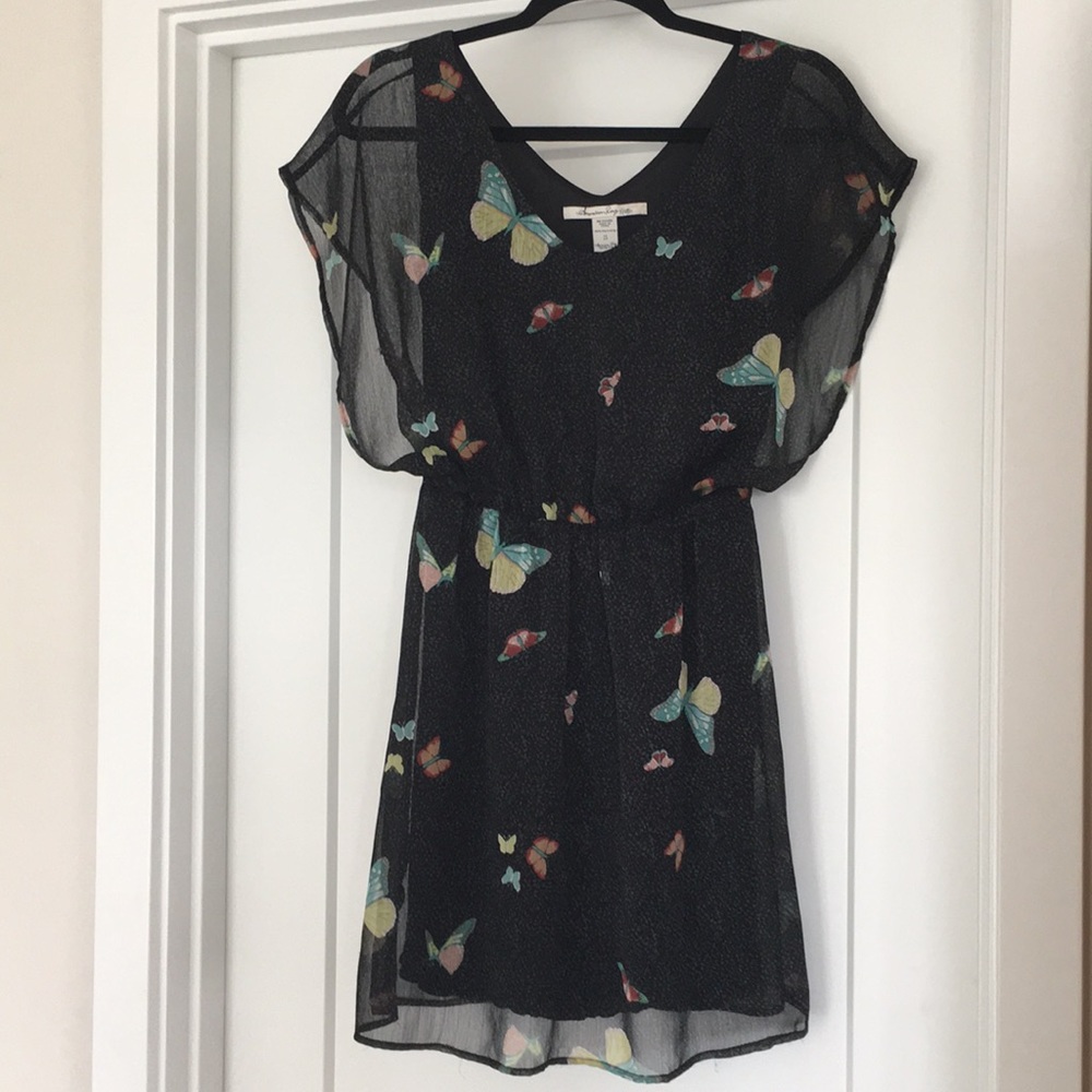 American Rag Butterfly Sleeve Summer Dress
